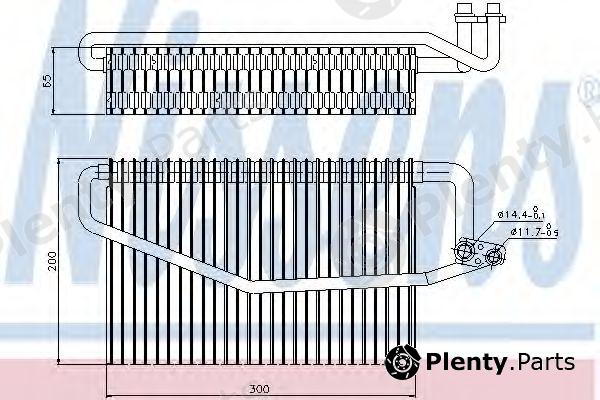  NISSENS part 92173 Evaporator, air conditioning