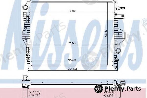  NISSENS part 65297 Radiator, engine cooling