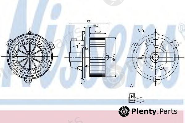  NISSENS part 87056 Interior Blower