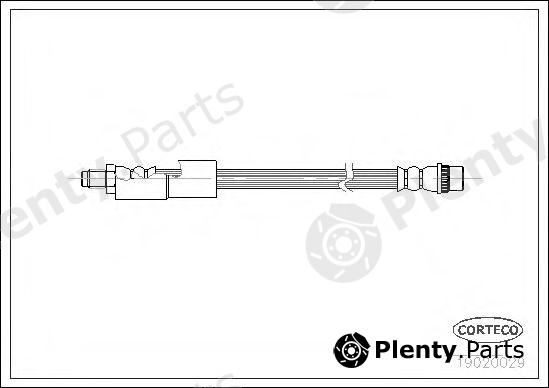  CORTECO part 19020029 Brake Hose