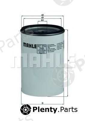  MAHLE ORIGINAL part KC374D Fuel filter