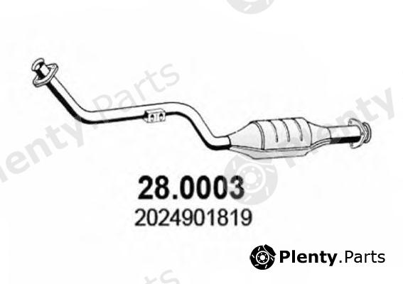  ASSO part 28.0003 (280003) Catalytic Converter