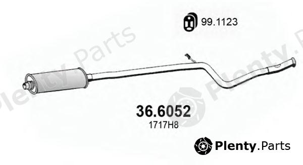  ASSO part 36.6052 (366052) Middle Silencer