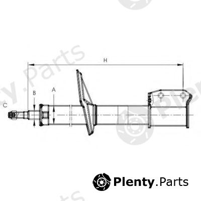  MASTER-SPORT part 6001547071H-PCS-MS (6001547071HPCSMS) Shock Absorber