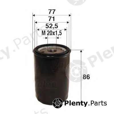  VALEO part 586002 Oil Filter