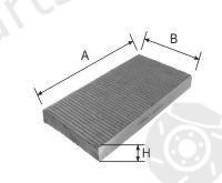  GOODWILL part AG155CFC Filter, interior air