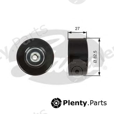  GATES part T36608 Deflection/Guide Pulley, v-ribbed belt