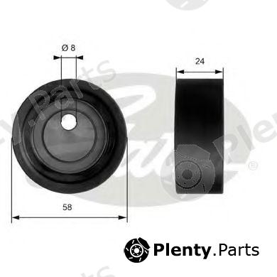  GATES part T41064 Tensioner Pulley, timing belt