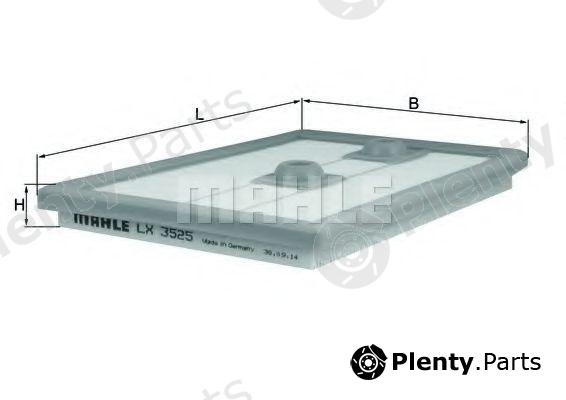  KNECHT part LX3525 Air Filter