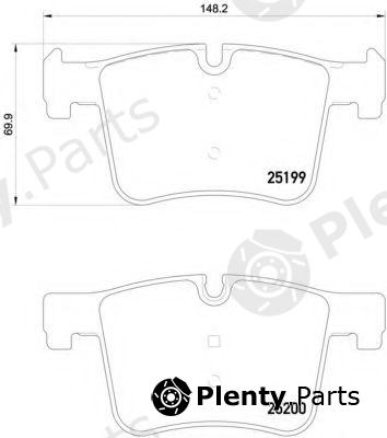  BREMBO part P06075 Brake Pad Set, disc brake