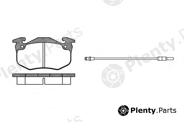  REMSA part 0144.12 (014412) Brake Pad Set, disc brake