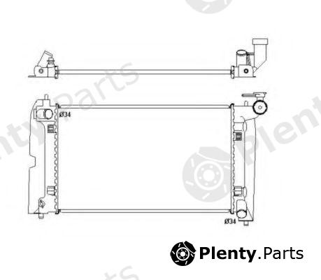  NRF part 53397 Radiator, engine cooling