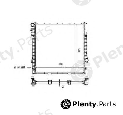  NRF part 55329 Radiator, engine cooling