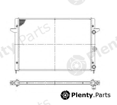  NRF part 58027 Radiator, engine cooling