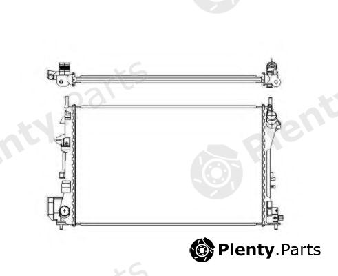  NRF part 58203 Radiator, engine cooling