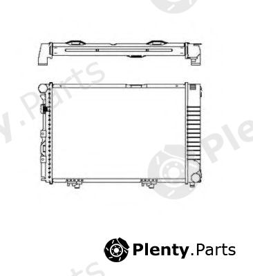  NRF part 58719 Radiator, engine cooling