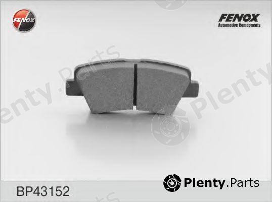  FENOX part BP43152 Brake Pad Set, disc brake