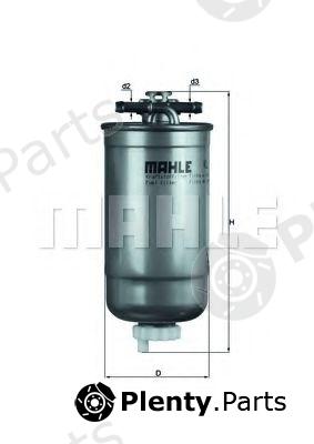  MAHLE ORIGINAL part KL147D Fuel filter