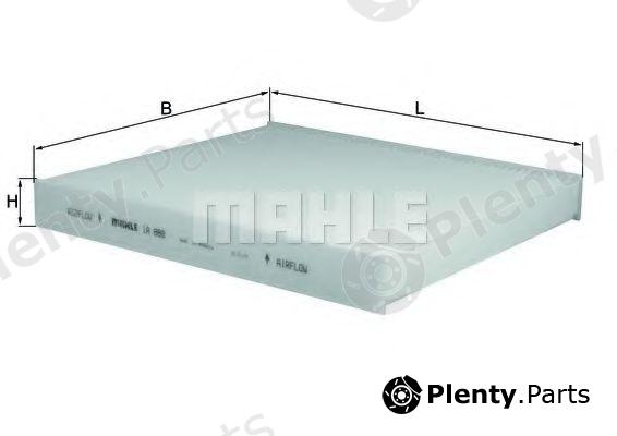  MAHLE ORIGINAL part LA888 Filter, interior air
