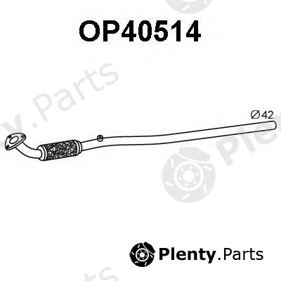  VENEPORTE part OP40514 Exhaust Pipe