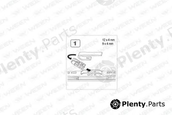  WEEN part 100-1026 (1001026) Wiper Blade