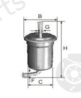  GOODWILL part FG520 Fuel filter