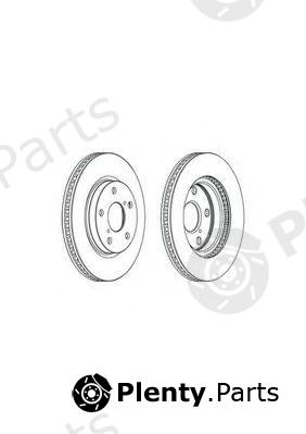  FERODO part DDF1838 Brake Disc