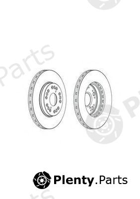  FERODO part DDF883 Brake Disc