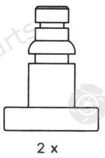  FERODO part FSB249 Brake Shoe Set