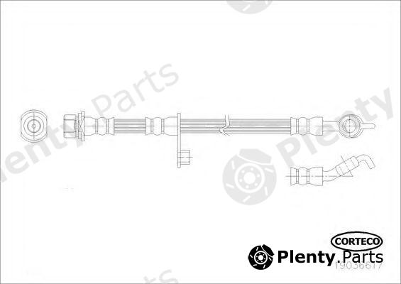  CORTECO part 19036617 Brake Hose