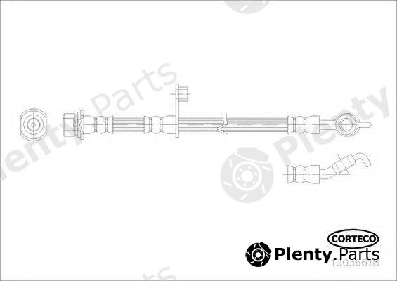  CORTECO part 19036618 Brake Hose