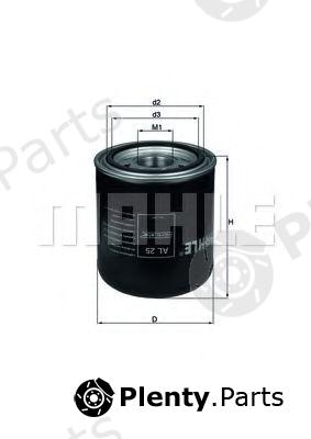  MAHLE ORIGINAL part AL25 Air Dryer Cartridge, compressed-air system