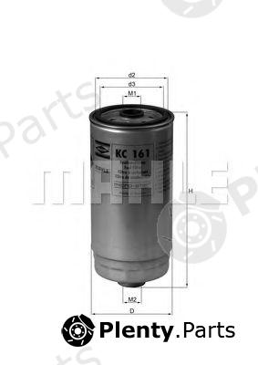  MAHLE ORIGINAL part KC161 Fuel filter