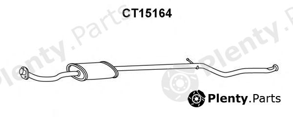  VENEPORTE part CT15164 Front Silencer