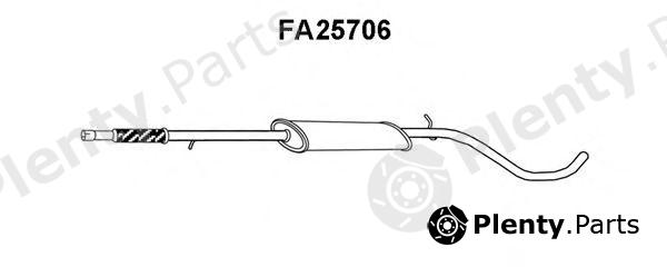  VENEPORTE part FA25706 Front Silencer
