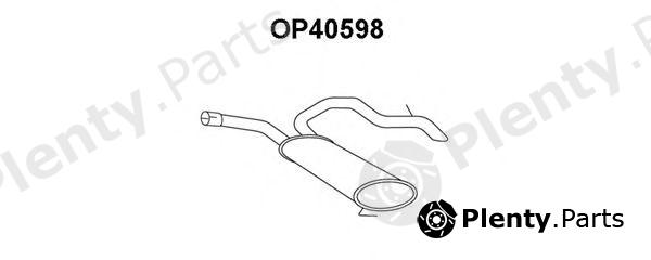  VENEPORTE part OP40598 End Silencer