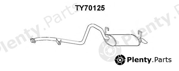  VENEPORTE part TY70125 End Silencer