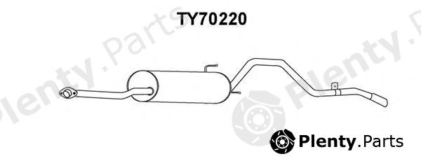  VENEPORTE part TY70220 End Silencer