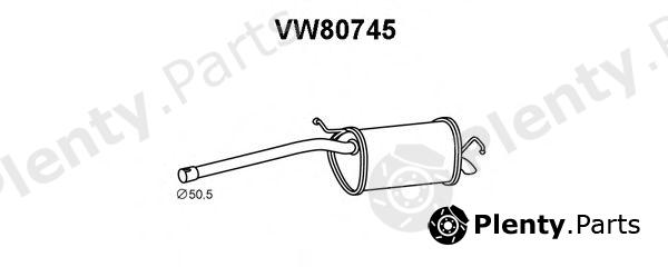  VENEPORTE part VW80745 End Silencer