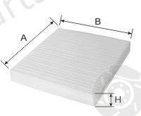  GOODWILL part AG199CF Filter, interior air