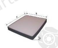  GOODWILL part AG624CF Filter, interior air