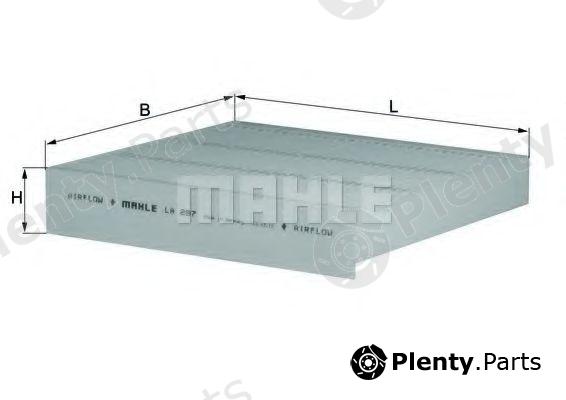  KNECHT part LA297 Filter, interior air