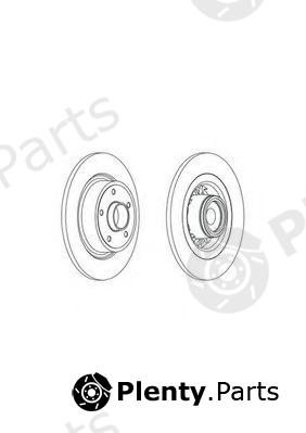  FERODO part DDF1569 Brake Disc