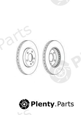  FERODO part DDF1870 Brake Disc