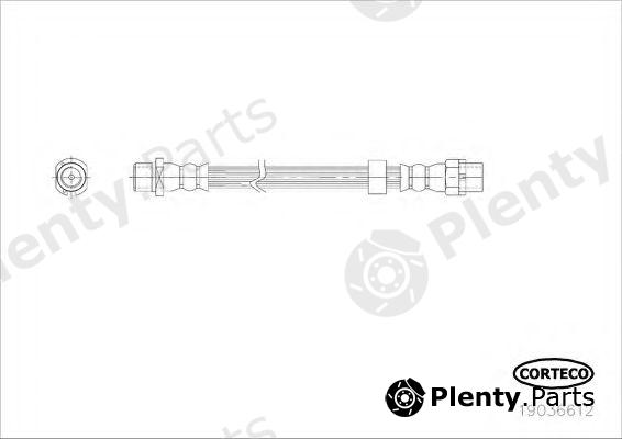  CORTECO part 19036612 Brake Hose