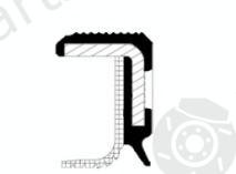  CORTECO part 20033889B Shaft Seal, crankshaft