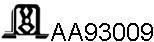  VENEPORTE part AA93009 Rubber Strip, exhaust system