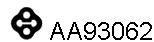  VENEPORTE part AA93062 Rubber Strip, exhaust system