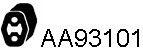  VENEPORTE part AA93101 Rubber Strip, exhaust system