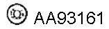  VENEPORTE part AA93161 Rubber Strip, exhaust system